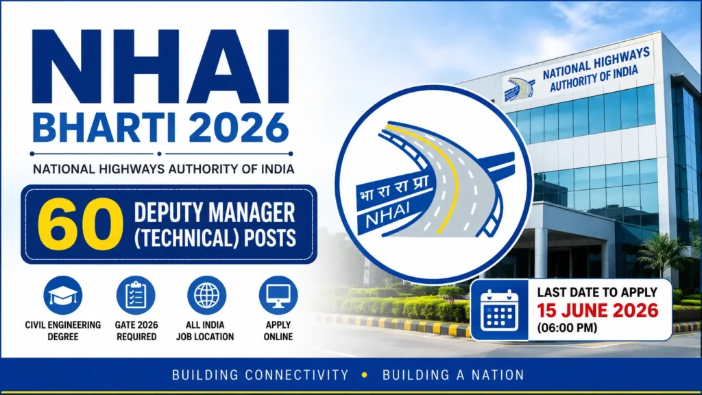 NHAI recruitment announcement 2026
