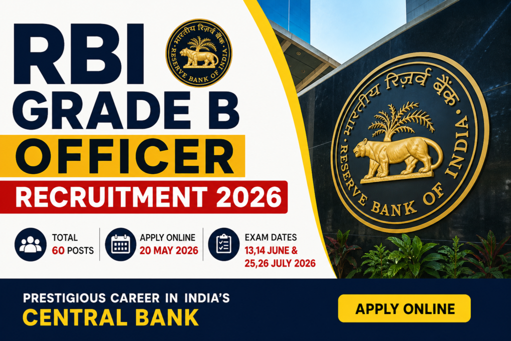 RBI Grade B Recruitment 2026